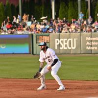 York Revolution first baseman Frankie Tostado