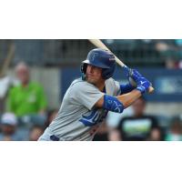 Chris Newell of the Tulsa Drillers at bat