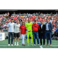 Nathan Ingham honored by Atlético Ottawa