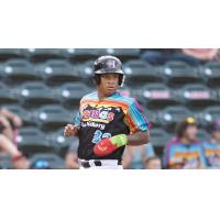 Hickory Crawdads outfielder Braylin Morel
