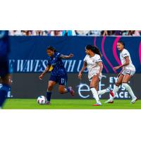 San Diego Wave FC's Gia Corley in action