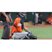 Long Island Ducks catcher Ronaldo Flores