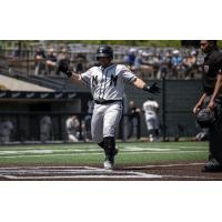 Catcher Erik Ostberg with the Milwaukee Milkmen
