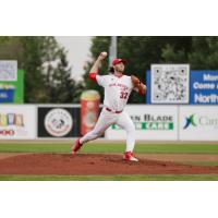 Winnipeg Goldeyes pitcher Landen Bourassa