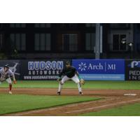 Greensboro Grasshoppers first baseman Callan Moss