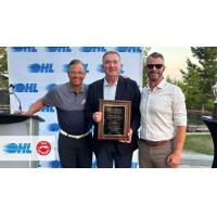 Greyhounds President and Governor Tim Lukenda receives inaugural David Branch Leader of the Year Award
