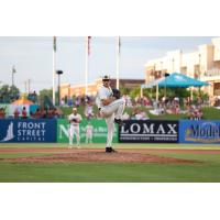 Greensboro Grasshoppers' Julian Bosnic on the mound