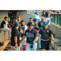 John Nogowski in the Kansas City Monarchs dugout