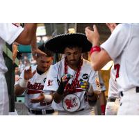 Fargo-Moorhead RedHawks have some fun in the dugout