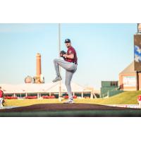 Kansas City Monarchs pitcher Ashton Goudeau