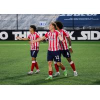 Monty Patterson and Atlético Ottawa react to a controversial call