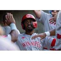 Keshawn Lynch of the Winnipeg Goldeyes