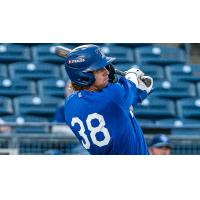 Kyle Nevin at bat for the Tulsa Drillers