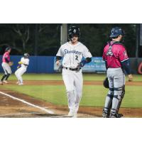 Biloxi Shuckers outfielder Garrett Spain