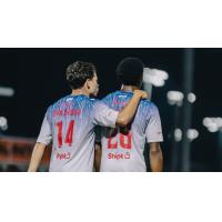 Birmingham Legion FC forward Samuel Shashoua and defender Amir Daley