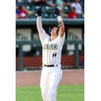 Carter Jensen with the Columbia Fireflies