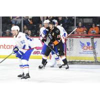 Forward Mason Primeau with the Reading Royals