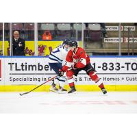 Vancouver Giants centre Blake Chorney vs. the Penticton Vees