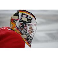 Spokane Chiefs goaltender Linus Vieillard