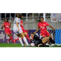 Louisville City FC battles the Portland Thorns