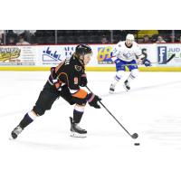 Defenseman Sam Sedley with the Reading Royals