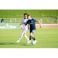 Chattanooga FC defender Milo Garvanian with possession