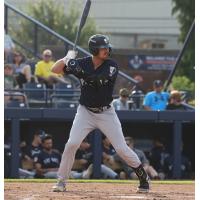Somerset Patriots' Garrett Martin at bat