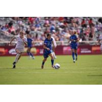 Manaka Matsukubo of the North Carolina Courage vs. Angel City FC