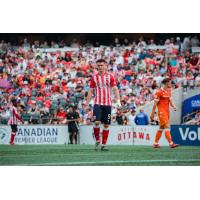 Atlético Ottawa Forward Sam Salter