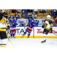 Kitchener Rangers  and Brantford Bulldogs on game night