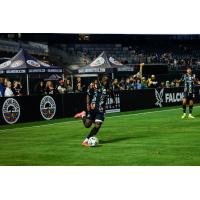 Oakland Roots' EJ Johnson in action