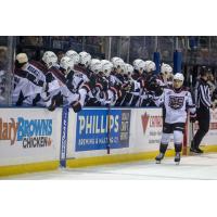 Vancouver Giants exchange congratulations
