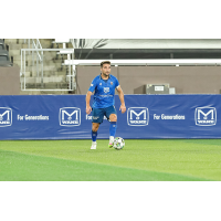 North Carolina FC midfielder Louis Perez
