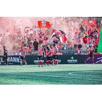 Atlético Ottawa fans show their support