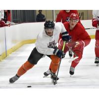 Allen Americans Red and White teams in action