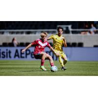 Chicago Fire FC II with possession against Columbus Crew 2