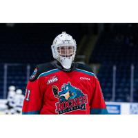 Kelowna Rockets goaltender Jake Pilon