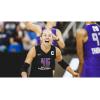 Morgan Hentz with Athletes Unlimited