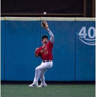 High Point Rockers centerfielder Ben Aklinski