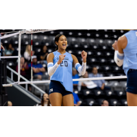 Outside hitter Reagan Cooper with Athletes Unlimited