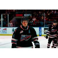 Kelowna Rockets defenceman Mazden Leslie