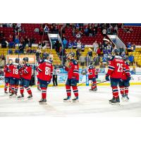 Kitchener Rangers exchange congratulations