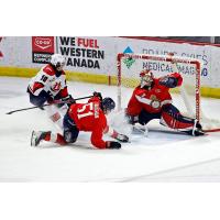 Goaltender Kelton Pyne with the Regina Pats
