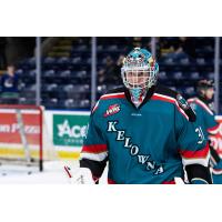 Kelowna Rockets goaltender Jake Pilon
