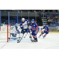 Syracuse Crunch defenseman Roman Schmidt vs. the Rochester Americans
