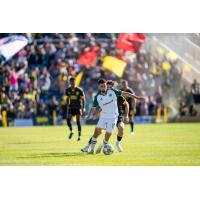 Oakland Roots SC midfielder Tyler Gibson