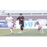 Birmingham Legion FC with possession against Miami FC