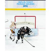 Atlanta Gladiators forward Isak Walther scores against the Utah Grizzlies