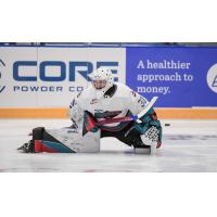 Kelowna Rockets goaltender Harrison Boettiger