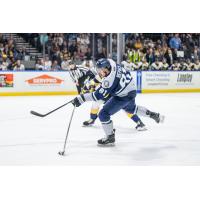 Worcester Railers' Anthony Repaci in action